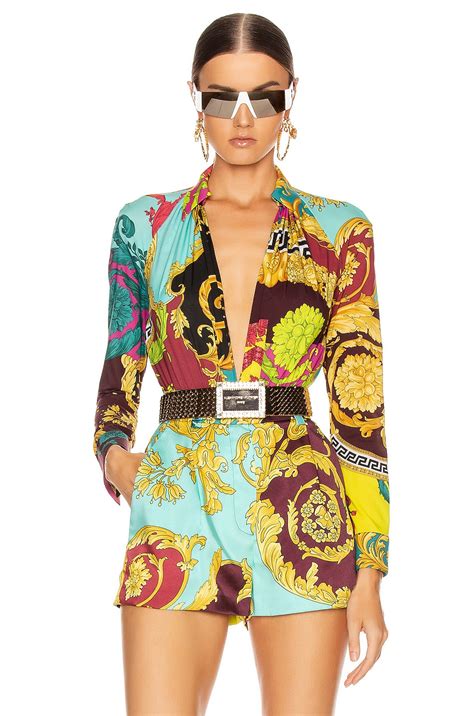 versace bodysuits for women